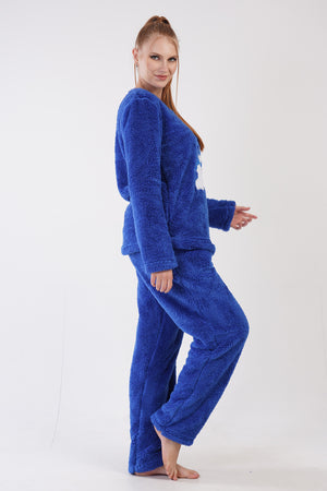 KADIN WELSOFT UZUN KOL PIJAMA TAKIM 305227 - Vienetta1.GrupINDIGO