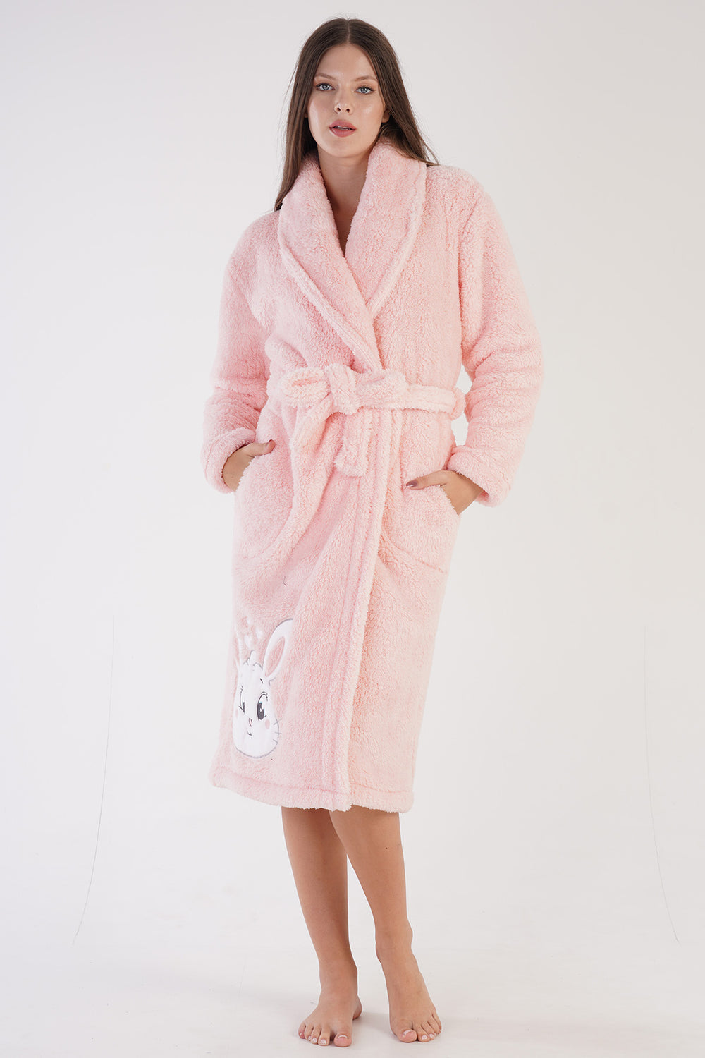 Woman Rubby Welsoft Dressing Gown