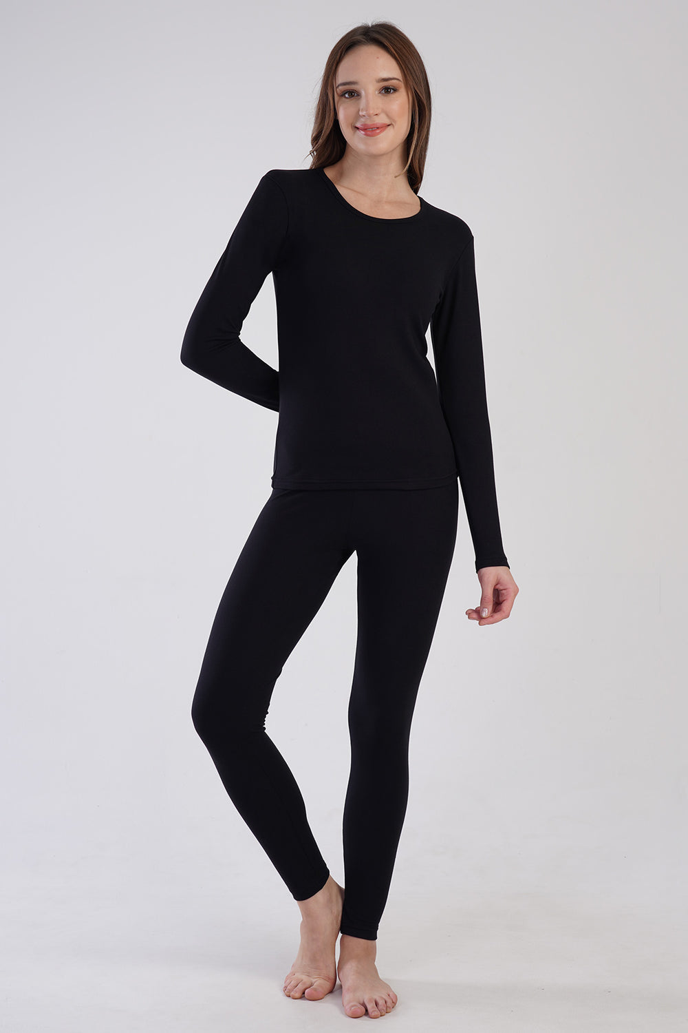 KADIN COMFORT UZUN KOL ICLIK TAKIM 309004 - Vienetta1.GrupSIYAH