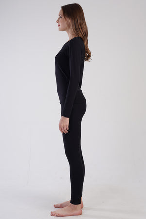 KADIN COMFORT UZUN KOL ICLIK TAKIM 309004 - Vienetta1.GrupSIYAH