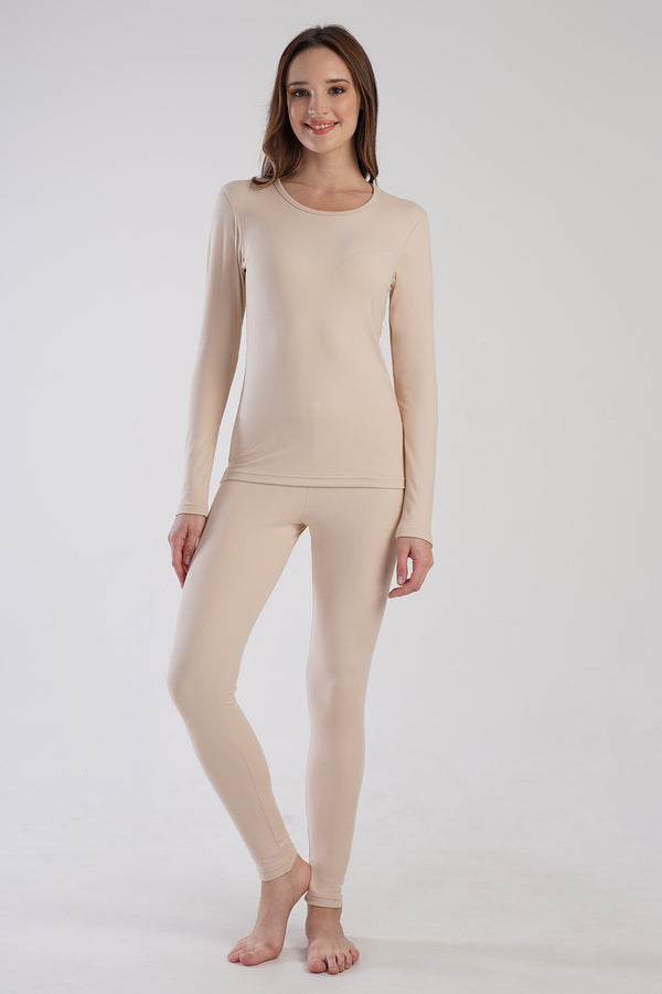 KADIN COMFORT UZUN KOL ICLIK TAKIM 309004 - Vienetta1.GrupECRU