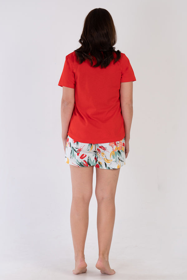 KADIN XXL KISA KOL SORT TAKIM 310020 - Vienetta1.GrupY.NARCICEK