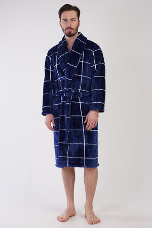 Man Ena Soft Long Sleeve Dressing Gown