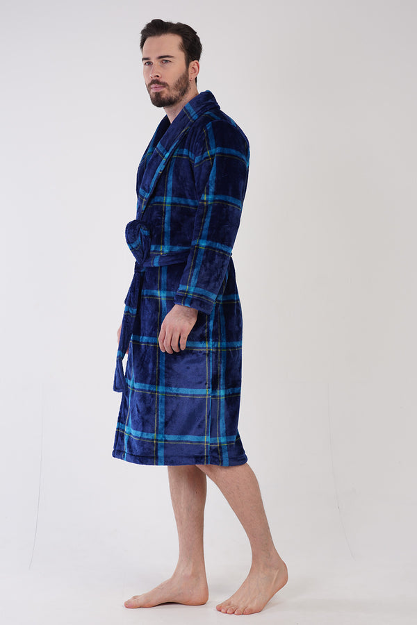 Man Apain Soft Long Sleeve Dressing Gown