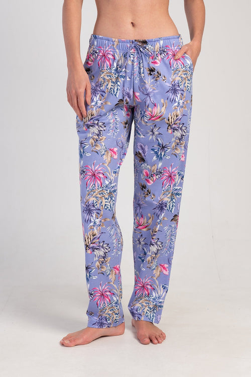 KADIN SUPREM XXL TEK ALT PIJAMA 311004 - Vienetta1.GrupBLEACHEDDENIM