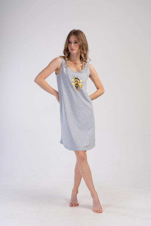 Woman Bees Supreme Thick Strap Tunic