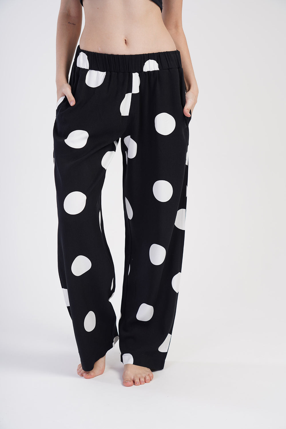 KADIN BELMANDO CEPLI TEK ALT PIJAMA 311455 - Vienetta1.GrupSIYAH