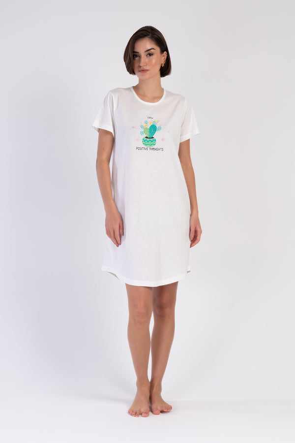 KADIN KISA KOL TUNIK 312052 - Vienetta1.GrupKREM