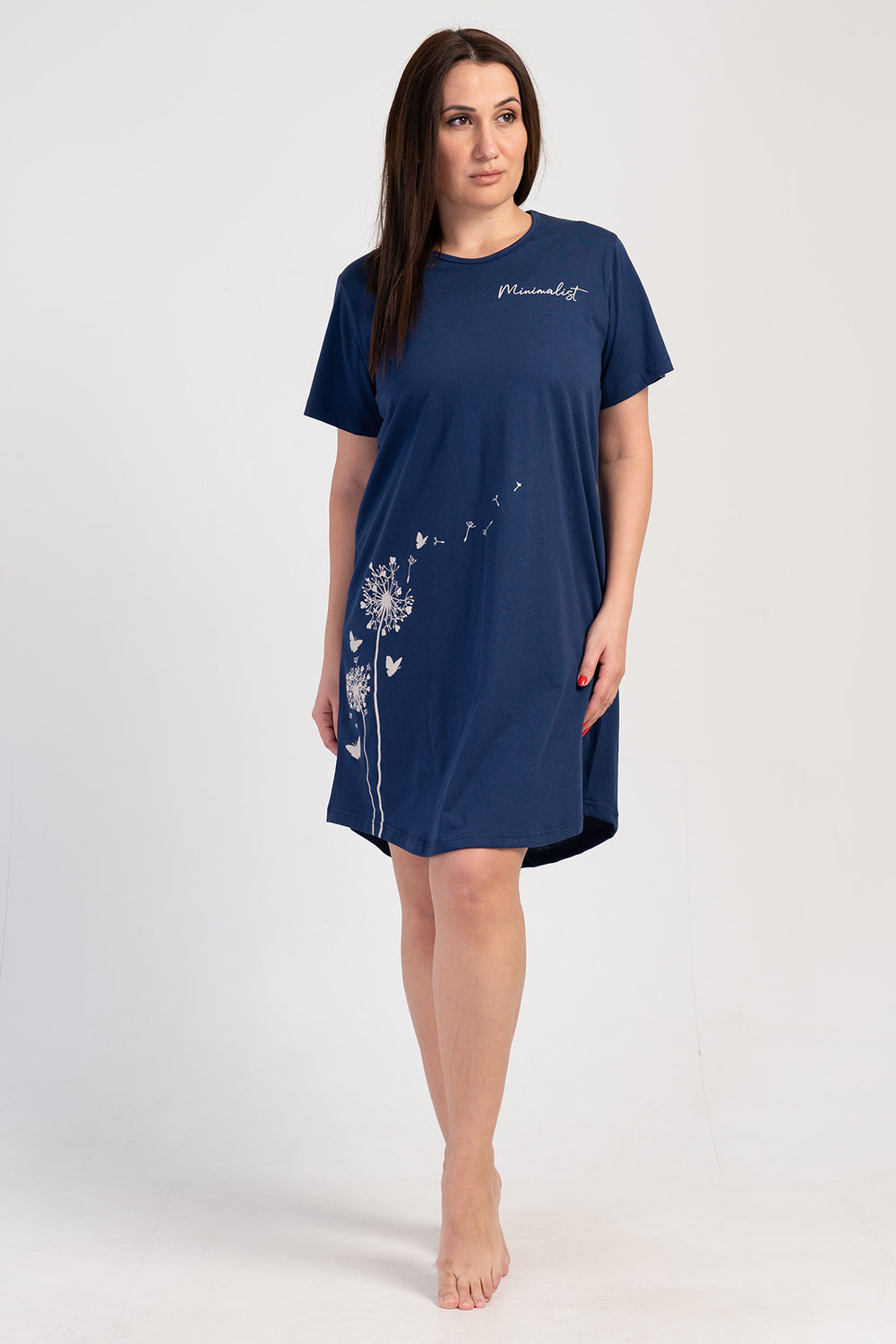 KADIN P.SUPREM XXL O YAKA KISA KOL ETEGI OVAL TUNIK