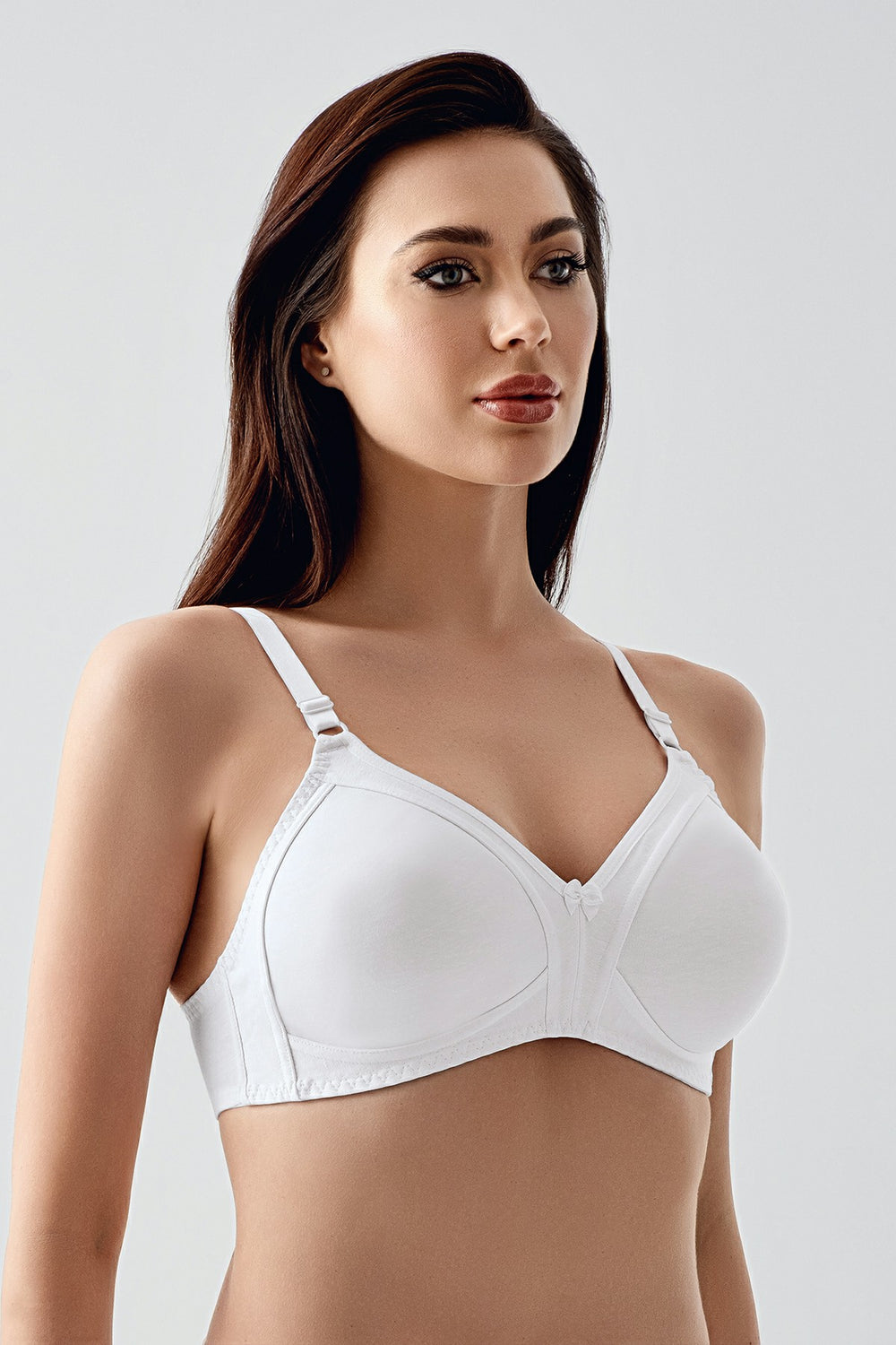 Kadın Dolgusuz B Cup Sütyen 331750 - VienettaBEYAZ90