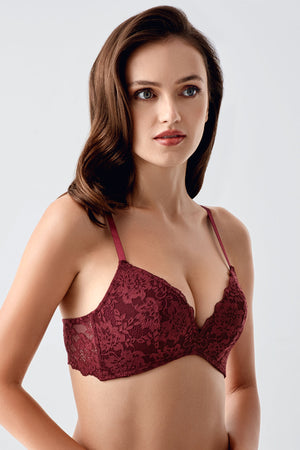 Kadın Destekli B Cup Dantelli Sütyen

