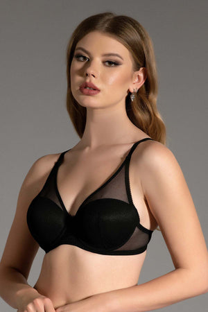 Kadın Dolgusuz B Cup Sütyen - Vienetta1.GrupSİYAH