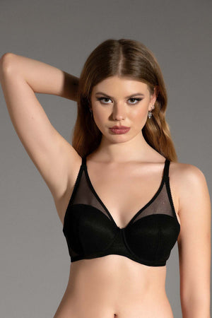 Kadın Dolgusuz B Cup Sütyen - Vienetta1.GrupSİYAH