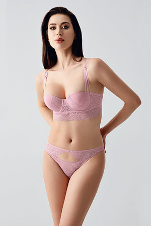 Kadın Desteksiz B Cup Sütyen Külot Takım
