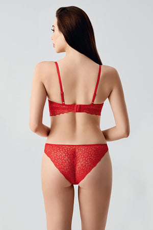 Kadın Desteksiz B Cup Sütyen Külot Takım
