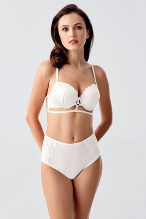 Kadın B Cup Destekli Sütyen Külot Takım 334163 - VienettaEKRU80