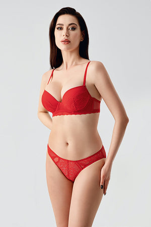 Kadın Destekli B Cup Sütyen Külot Takım
