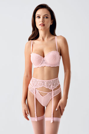 Kadın B Cup Destekli Jartier Takım 334169 - VienettaPUDRA75