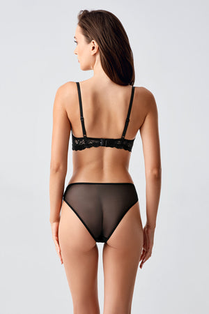 Kadın B Cup Destekli Sütyen Külot Takım 334171 - VienettaEKRU75