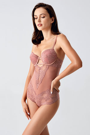 Kadın B Cup Destekli Body
