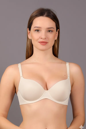 Kadın Destekli Lazer Kesim B Cup Sütyen 336045 - VienettaEKRU80