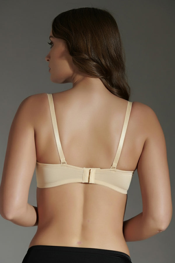 Kadın Lazer Kesim Straplez B Cup Sütyen 336050 - VienettaCAPUCINO75