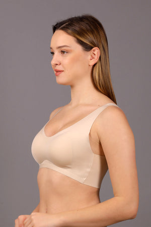 Kadın Desteksiz B Cup Sütyen 336125 - VienettaANTRASİTL