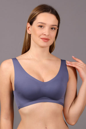 Kadın Desteksiz B Cup Sütyen 336125 - VienettaANTRASİTL