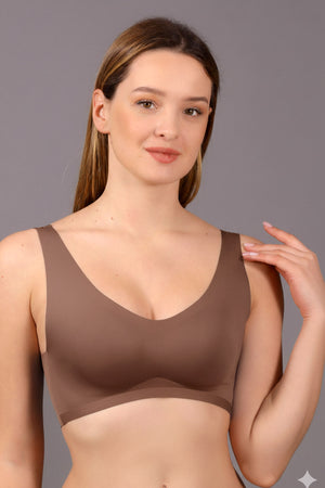 Kadın Desteksiz B Cup Sütyen 336125 - VienettaANTRASİTL