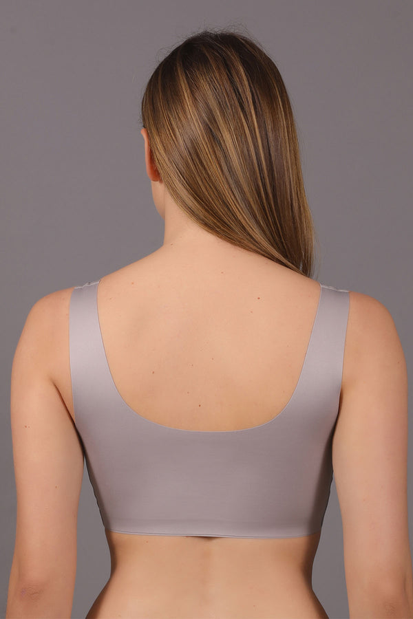 Kadın Desteksiz B Cup Balensiz Dikişsiz Lazer Çıkarılabilir Pedli Sütyen 336130 - VienettaCAPUCINOS