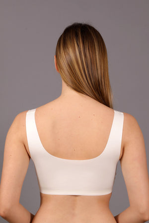 Kadın Desteksiz B Cup Balensiz Dikişsiz Lazer Çıkarılabilir Pedli Sütyen 336130 - VienettaCAPUCINOM