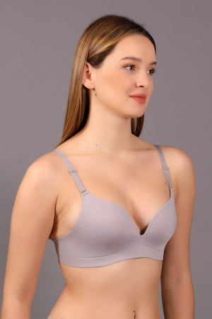 Kadın Desteksiz B Cup Sütyen 336145 - VienettaA.GRİ75