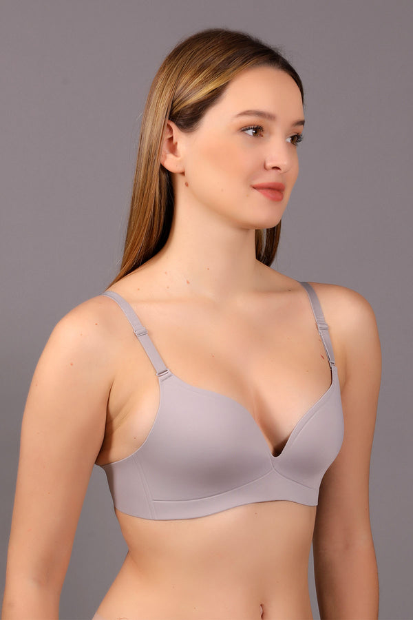 Kadın Desteksiz B Cup Sütyen 336145 - VienettaA.GRİ75