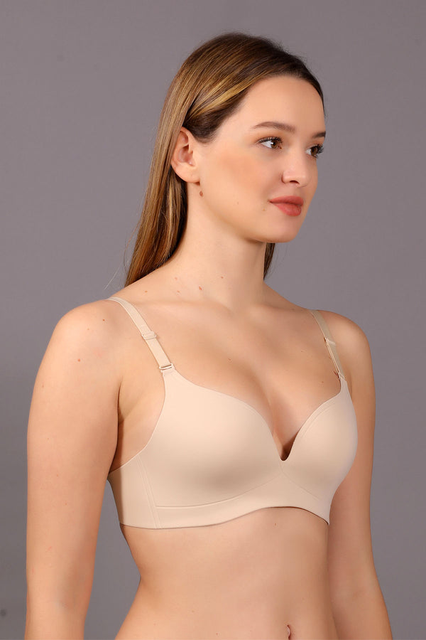 Kadın Desteksiz B Cup Sütyen 336145 - VienettaA.GRİ75