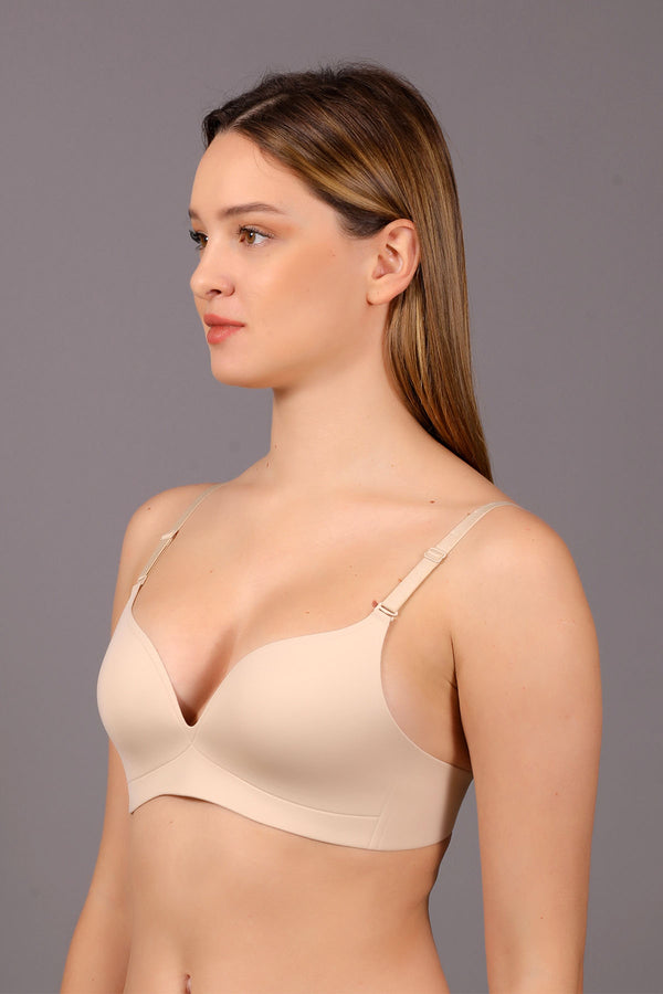 Kadın Desteksiz B Cup Sütyen 336145 - VienettaA.GRİ75