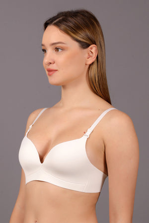 Kadın Desteksiz B Cup Sütyen 336145 - VienettaA.GRİ75