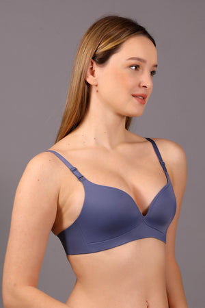 Kadın Desteksiz B Cup Sütyen 336145 - VienettaA.GRİ75