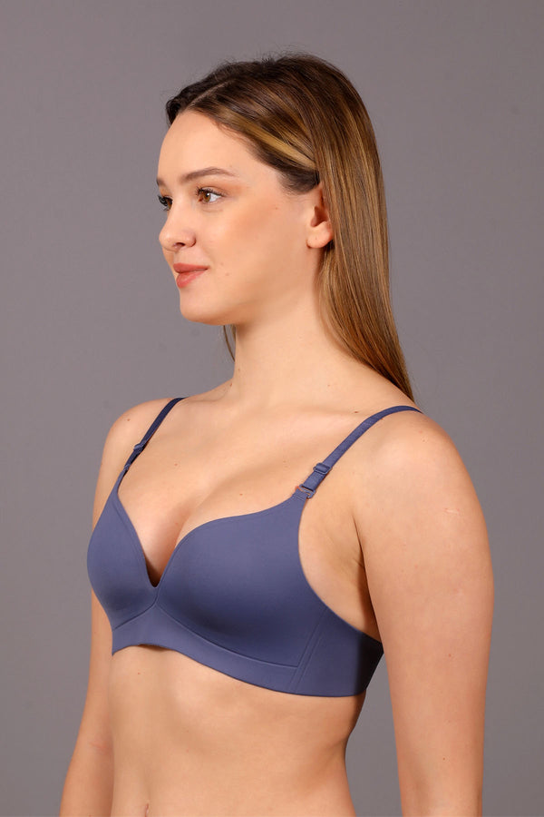 Kadın Desteksiz B Cup Sütyen 336145 - VienettaA.GRİ75