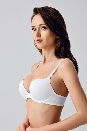 Kadın Çift Destekli B Cup Sütyen 337030 - VienettaBEYAZ80