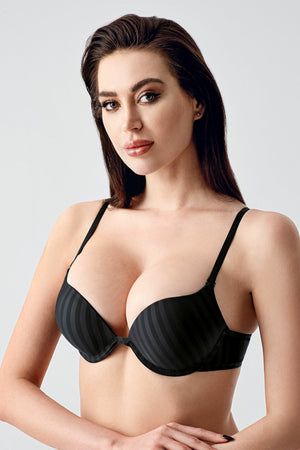 Kadın Çift Destekli B Cup Desenli Sütyen
