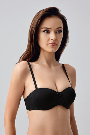 Sütyen Destekli B Cup 337055 - VienettaSİYAH80