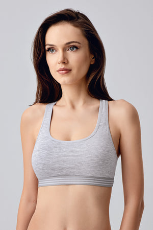 Kadın Desteksiz B Cup Sütyen - Vienetta1.GrupA.MAVİ