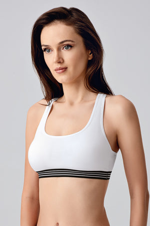 Kadın Desteksiz B Cup Sütyen - Vienetta1.GrupA.MAVİ