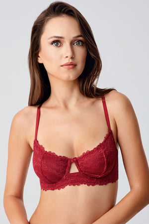 Kadın Desteksiz B Cup Dantelli Sütyen
 338380