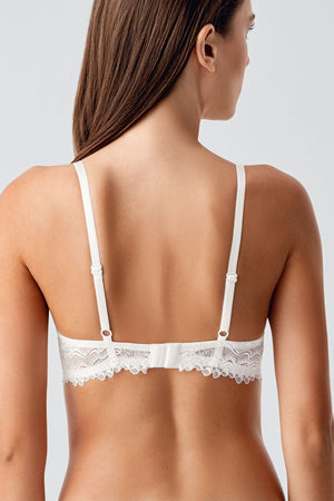 Kadın Destekli B Cup Dantelli Sütyen - Vienetta1.GrupANTRASİT