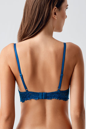 Kadın Destekli B Cup Dantelli Sütyen - Vienetta1.GrupANTRASİT