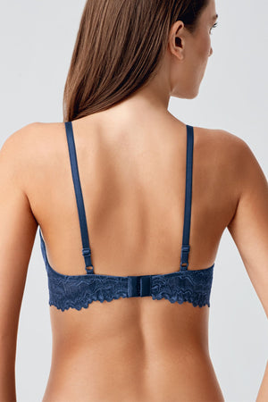 Kadın Destekli B Cup Dantelli Sütyen - Vienetta1.GrupANTRASİT