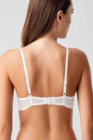 Kadın Destekli B Cup Dantelli Sütyen - Vienetta1.GrupANTRASİT