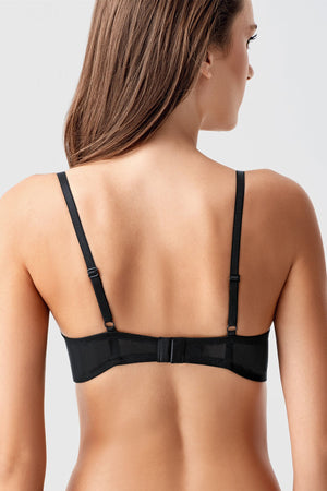 Kadın Destekli B Cup Dantelli Sütyen - Vienetta1.GrupANTRASİT