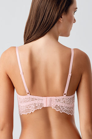 Kadın Destekli B Cup Dantelli Sütyen - Vienetta1.GrupANTRASİT